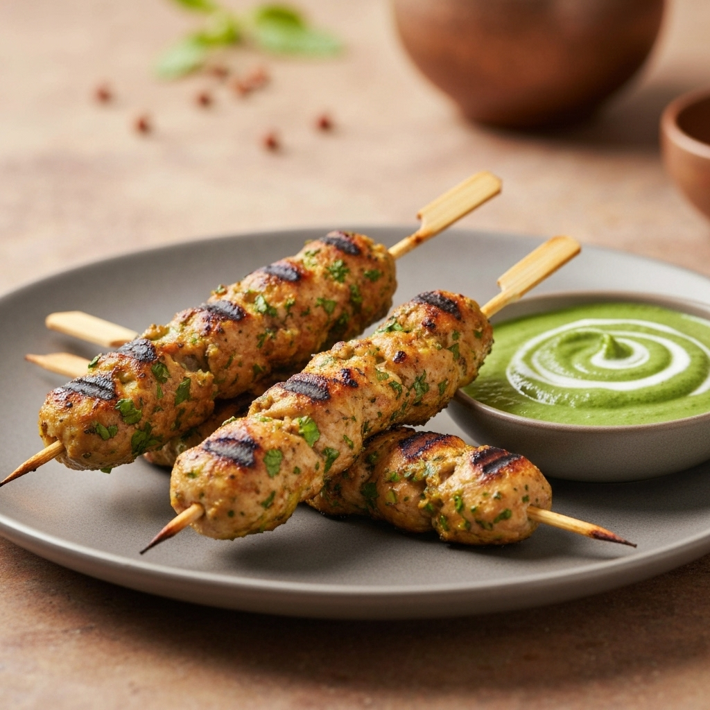 Chicken Seekh Kebabs